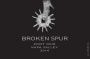 Broken Spur Pinot Noir 2014  Front Label