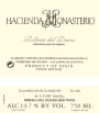 Hacienda Monasterio Ribera del Duero 2014  Front Label