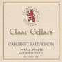 Claar Cellars White Bluffs Vineyard Cabernet Sauvignon 2013 Front Label