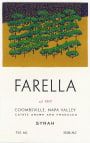 Farella Estate Syrah 2012 Front Label