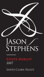 Jason-Stephens Estate Merlot 2007  Front Label