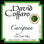 David Coffaro Estate Vineyard Carignan 2012 Front Label