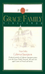 Grace Family Cabernet Sauvignon 2000 Front Label