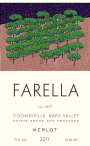 Farella Estate Merlot 2011  Front Label
