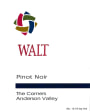 Walt The Corners Pinot Noir 2012 Front Label