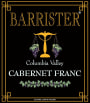 Barrister Winery Cabernet Franc 2014 Front Label