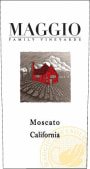 Maggio Family Vineyards Moscato 2015  Front Label