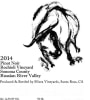 Miura Vineyards Rochioli Vineyard Pinot Noir 2014  Front Label