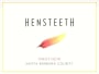 Hensteeth Pinot Noir 2012  Front Label