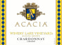 Acacia Lake Vineyard Chardonnay 2010 Front Label