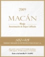 Bodegas Benjamin Rothschild and Vega Sicilia Macan 2009  Front Label