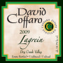 David Coffaro Estate Vineyard Lagrein 2009 Front Label