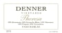 Denner Theresa White Blend 2013  Front Label