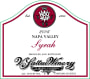V. Sattui Syrah 2006  Front Label
