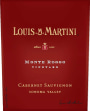 Louis Martini Monte Rosso Vineyard Cabernet Sauvignon 2004 Front Label
