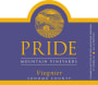Pride Mountain Vineyards Viognier 2016  Front Label