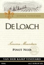 DeLoach Van Der Kamp Vineyard Pinot Noir 2012  Front Label