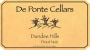 DePonte Pinot Noir 2014  Front Label