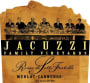 Jacuzzi Rosso di Sette Fratelli Merlot 2012  Front Label