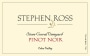 Stephen Ross Stone Corral Vineyard Pinot Noir 2009 Front Label