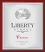 Liberty School Cuvee Red 2007 Front Label