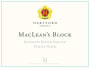 Hartford MacLean's Block Pinot Noir 2014  Front Label