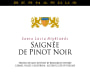 Bernardus Saignee de Pinot Noir 2015 Front Label