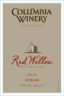 Columbia Winery Red Willow Vineyard Syrah 2011 Front Label