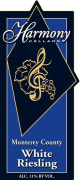 Harmony Cellars White Riesling 2009  Front Label