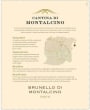 Cantina di Montalcino Brunello di Montalcino 2017  Front Label