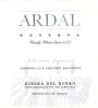 Finca Ardal Seleccion Especial Reserva 2010  Front Label