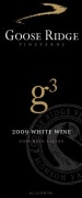 Goose Ridge G3 White 2009 Front Label
