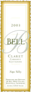 Bell Wine Cellars Claret Cabernet Sauvignon 2003 Front Label
