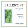 Ballentine Napa Valley Chenin Blanc 2016 Front Label