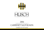 Husch La Ribera Vineyards Cabernet Sauvignon 2004 Front Label
