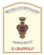 Il Grappolo Brunello di Montalcino Sassocheto 2015  Front Label