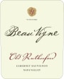 Beau Vigne Old  Rutherford Cabernet Sauvignon 2018  Front Label