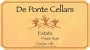 DePonte Estate Pinot Noir 2010 Front Label