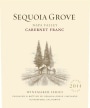 Sequoia Grove Cabernet Franc 2014  Front Label