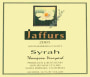 Jaffurs Thompson Syrah 2001 Front Label