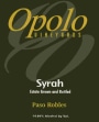 Opolo Paso Robles Syrah 2001  Front Label