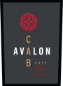 Avalon California Cabernet Sauvignon 2015 Front Label