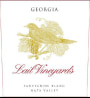 Lail Georgia Sauvignon Blanc 2009 Front Label