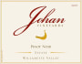 Johan Vineyards Estate Pinot Noir 2007 Front Label