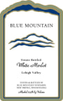 Blue Mountain Vineyards White Merlot 2016 Front Label