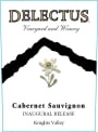 Delectus Inaugural Release Cabernet Sauvignon 2013  Front Label