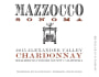 Mazzocco Alexander Valley Chardonnay 2015 Front Label