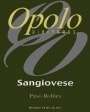 Opolo Paso Robles Sangiovese 2007  Front Label