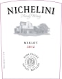 Nichelini Family Winery Merlot 2012  Front Label