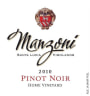 Manzoni Home Vineyard Pinot Noir 2010 Front Label